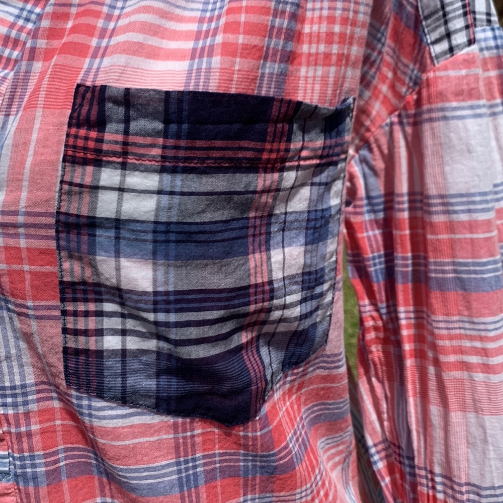 Joie Plaid Pullover Top Size Small - Picture 4 of 10